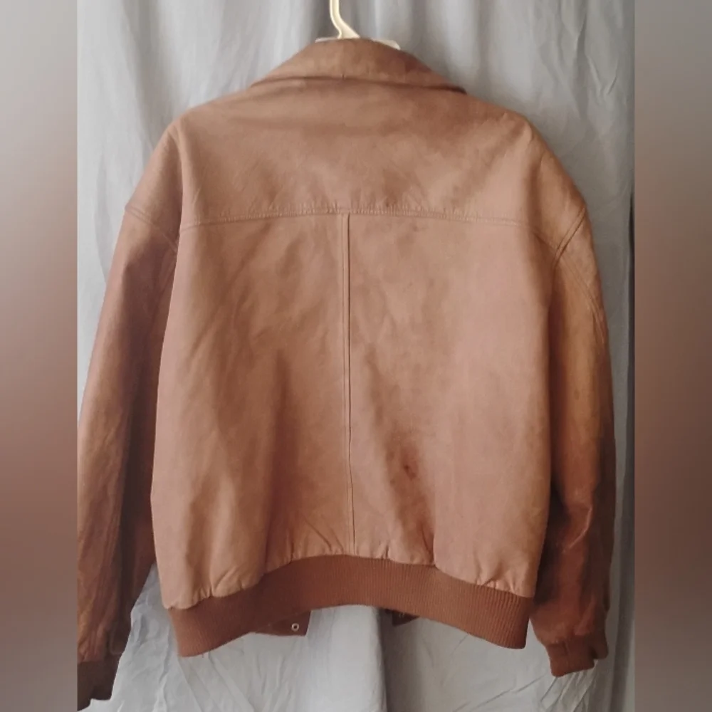 Mens Rock Creek Leather Jacket - Picture 4 of 4